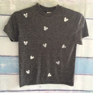 Delta kids grey tee with Mickeys